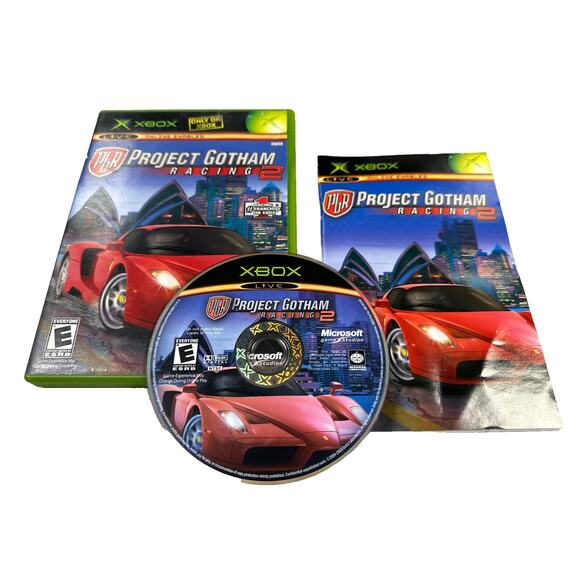 Project Gotham Racing 2 (Microsoft Xbox, 2003) Complete CIB, Tested - Picture 1 of 6